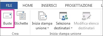 Stampare buste