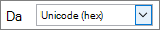 Tipo di carattere Unicode