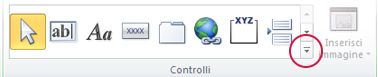 Immagine della barra multifunzione