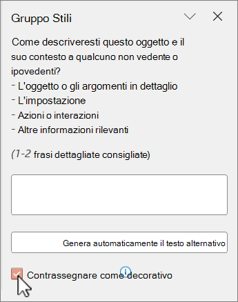 Immagine contrassegnata come decorativa nel riquadro di testo alternativo.