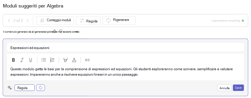 Modifica