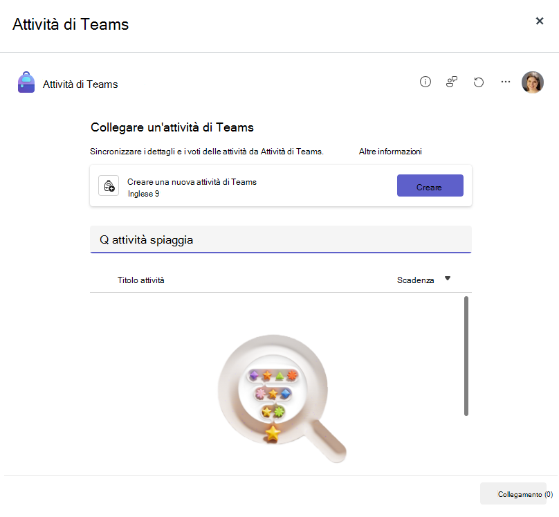Attività collegate in Teams