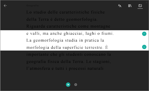 Screenshot dell'icona corrispondente.