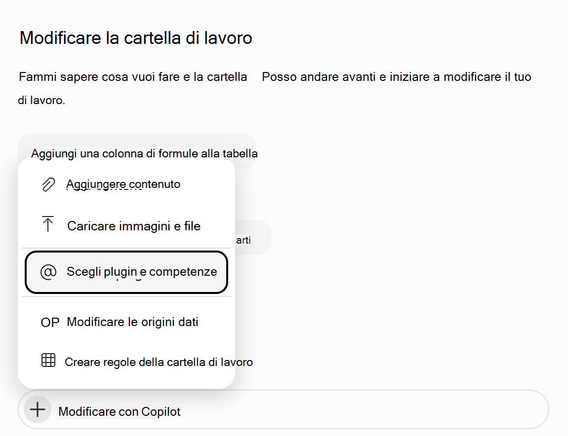 Screenshot del menu 
