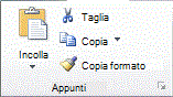 Immagine della barra multifunzione di Excel