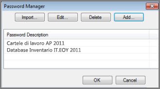 Gestione password