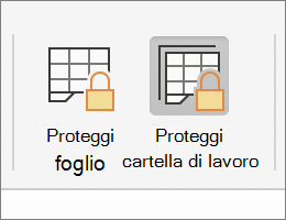 Proteggere la cartella di lavoro evidenziata in MacOS