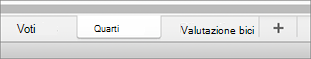 scheda Foglio in MacOS.