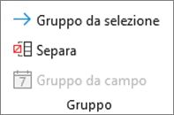 Immagine della barra multifunzione di Excel