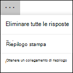 Opzione Altre opzioni in Microsoft Forms