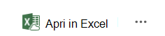 Aprire il punto di ingresso di Excel per la soluzione di sincronizzazione dei dati precedente