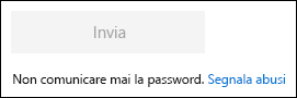 Collegamento per segnalare abusi, ad esempio phishing sospetto, in Microsoft Forms