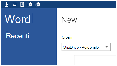 Scelta della posizione
