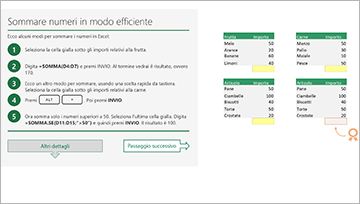 Presentazione di Excel