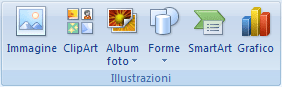 Gruppo Illustrazioni della barra multifunzione