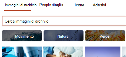 Mostra immagini di archivio