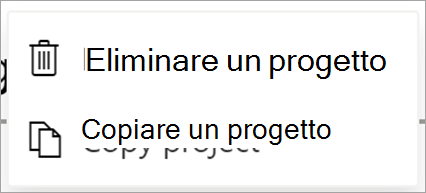 Visualizzare i file di Project