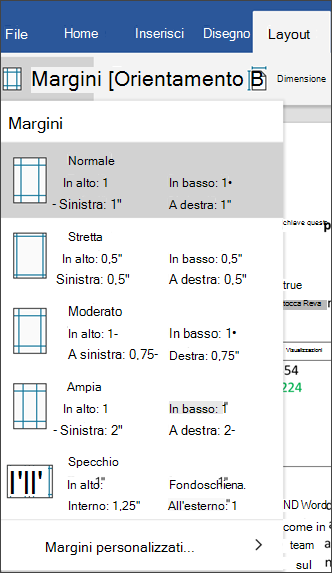 Raccolta margini