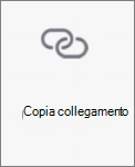 Pulsante Copia collegamento in OneDrive per Android