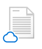 Immagine concettuale di un file solo online