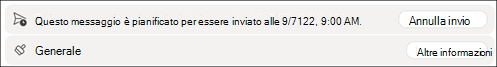 Annulla invio