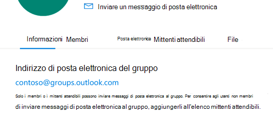 Aggiungere mittenti attendibili a un gruppo di Outlook.com.