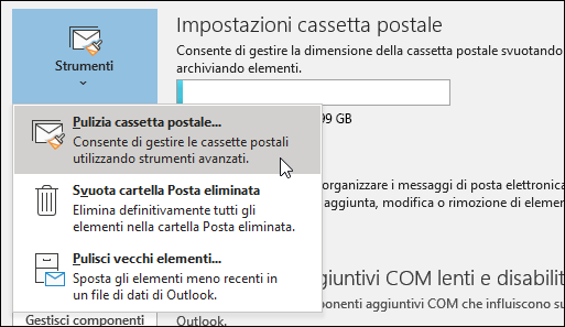 Pulizia cassetta postale