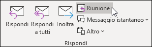 Rispondi con riunione