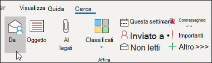 Ricerca da mittenti