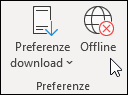 Selezionare Offline