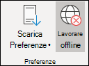Offline selezionato