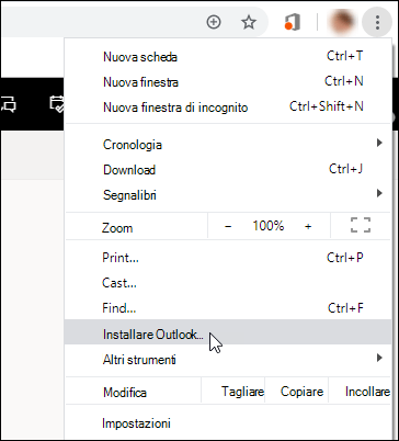 Installare Outlook