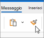 Pulsante semplificato Copia formato