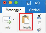 icona Incolla