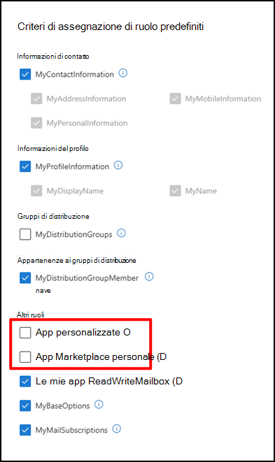 Assegnazione di ruolo