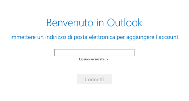 Seleziona Opzioni avanzate.