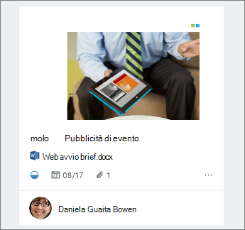 Anteprima del documento sulla scheda