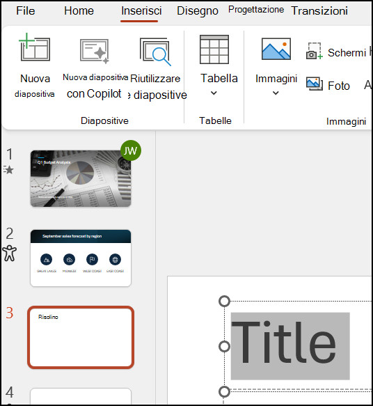 Formattare testo in PowerPoint