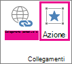Pulsante Azione nel gruppo Collegamenti