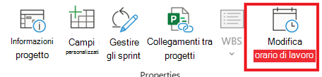 Modifica orario di lavoro