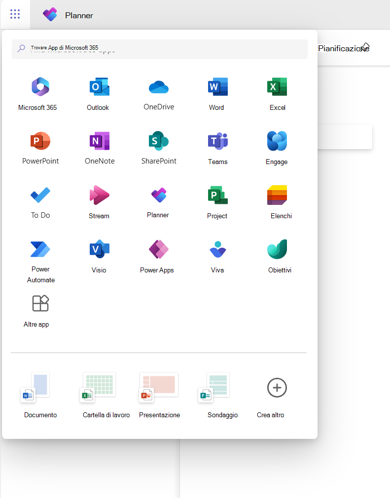 Microsoft 365 App Launcher