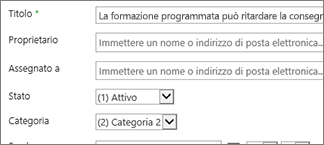 Modulo Rischi