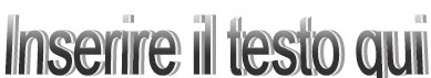WordArt con formattazione normale in Publisher 2010