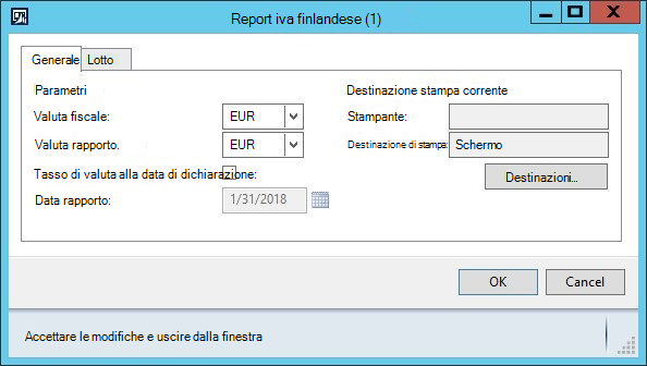 KB4072642 - Layout report finlandese pagamento IVA - finestra di dialogo2