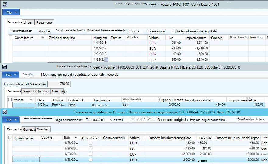 KB4072642 - Fattura fornitore e transazione IVA2