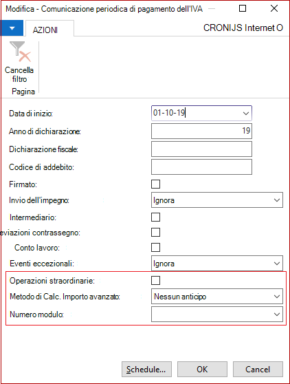 Report Comunicazione Pagamento Periodico IVA
