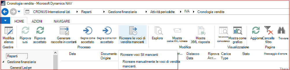 Storia di SII