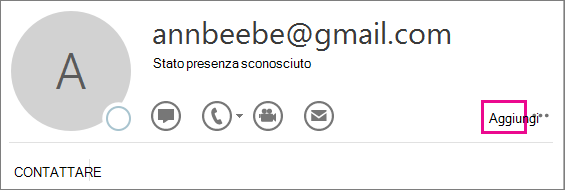 Scegliere Aggiungi.