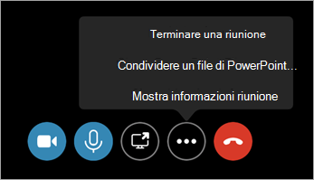 Comando Termina riunione