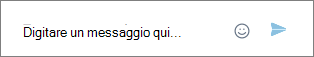 Digitare un messaggio istantaneo